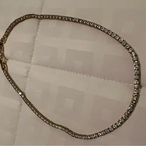 100% authentic Swarovski crystal tennis necklace